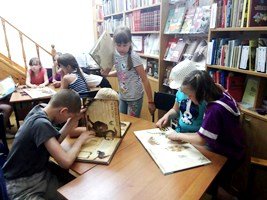Библиобус ЛОДБ в Гатчинском районе