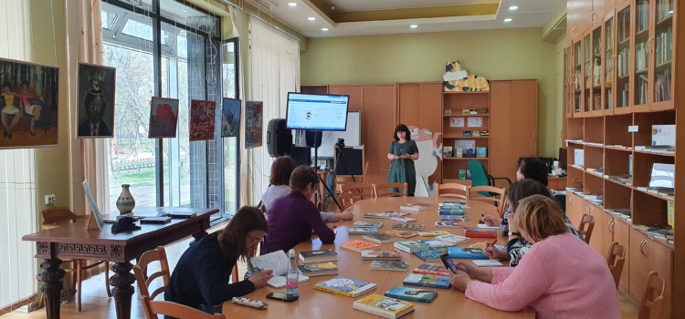 Встреча со школьными библиотекарями Московского района