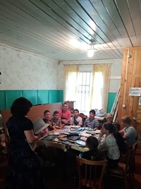 Библиобус ЛОДБ «Хорошее время» в Гатчинском районе